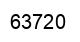 Number 63720 black image
