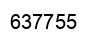 Number 637755 black image