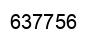 Number 637756 black image