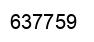 Number 637759 black image