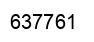 Number 637761 black image