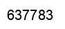 Number 637783 black image