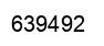 Number 639492 black image