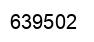 Number 639502 black image