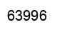 Number 63996 black image