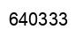 Number 640333 black image