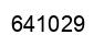 Number 641029 black image