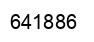 Number 641886 black image