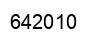 Number 642010 black image