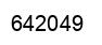 Number 642049 black image