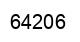 Número 64206 imagen negro
