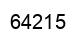 Number 64215 black image