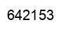 Number 642153 black image