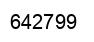 Number 642799 black image