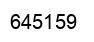 Number 645159 black image