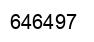 Número 646497 imagen negro