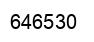 Número 646530 imagen negro