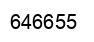 Number 646655 black image