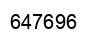 Number 647696 black image