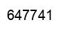 Número 647741 imagen negro