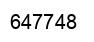 Number 647748 black image