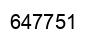 Number 647751 black image