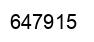 Number 647915 black image