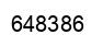 Number 648386 black image