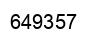 Número 649357 imagen negro