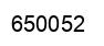 Número 650052 imagen negro