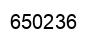 Number 650236 black image