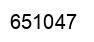 Number 651047 black image