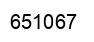 Number 651067 black image