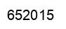 Number 652015 black image