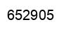Número 652905 imagen negro