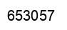 Number 653057 black image