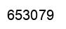Number 653079 black image
