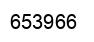 Number 653966 black image