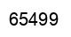 Number 65499 black image