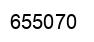 Number 655070 black image