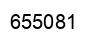 Number 655081 black image