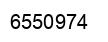 Number 6550974 black image