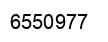 Number 6550977 black image
