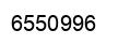 Number 6550996 black image