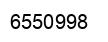 Number 6550998 black image