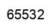 Number 65532 black image
