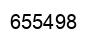 Number 655498 black image