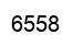 Number 6558 black image