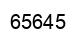 Number 65645 black image