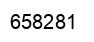 Número 658281 imagen negro